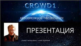 Новогодняя Презентация CROWD1:Вера Черных в 11.00 по мск 30.12.2020г