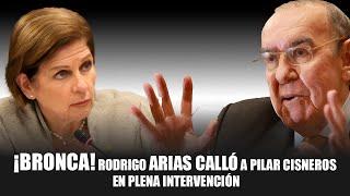 ¡Bronca! Rodrigo Arias calló a Pilar Cisneros en plena intervención #costarica #politica