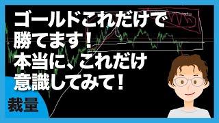 FX 裁量　ゴールド　チャートって全体像でも予想はできますよ