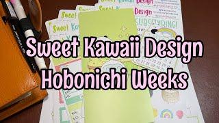 Hobonichi Weeks and How I Use My Sweet Kawaii Design Monthly Kit | Reveal