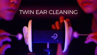 ASMR Twin Ear Cleaning to Put You in a Coma (No Talking)