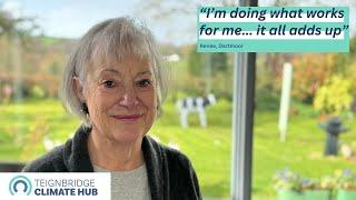 Renee is doing what works for her…. it all does add up - Teignbridge Climate Hub stories