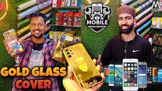 GOLD  GLASS COVER | LUCKY MOBILE | Manthan Yadav