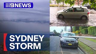 Power outages and hail as storm hammers Sydney | 9 News Australia