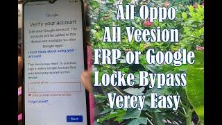 All Oppo   All VeesionFRP or GoogleLocke Bypass  Verey Easy-withou PC #Bdm007