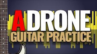 A DRONE Backing Track and Guided Guitar Practice (10-minutes)