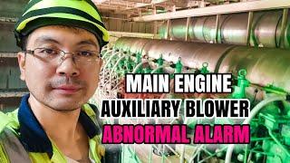 MAIN ENGINE AUXILIARY BLOWER ABNORMAL ALARM TROUBLESHOOTING | MARINE ELECTRICIAN