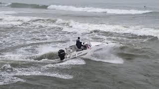 COMMENT TERRASSER LA PASSE DE CAPBRETON AVEC UN PETIT BATEAU