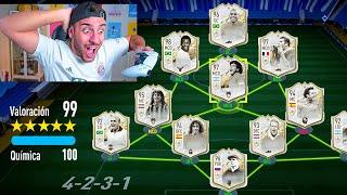 CONSIGO UN FUT DRAFT ENTERO DE LEYENDAS (NUEVO RÉCORD) FIFA 22