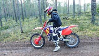 Bros Honda CR250R -95 - Incredible 2-Stroke Sounds