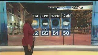 Mild and dry weather lasts one more day