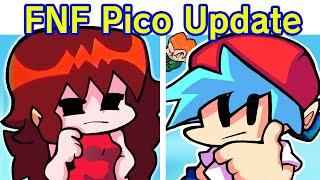 FNF Pico Update - Results Animations & Mix Songs (FNF Update: Playable) (BF/GF) Friday Night Funkin'