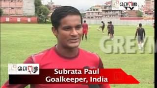 SAFF CUP 2013: "INDIAN SPIDERMAN" SUBRATA PAUL IS READY FOR THE CHALLENGE AGAINST PAKISTAN..