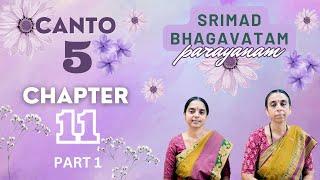 Srimad Bhagavatam Parayanam | Canto 5 | Chapter 11 | Part 1