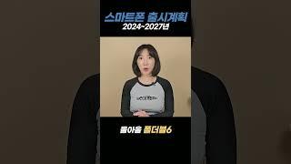 2024~2027년 스마트폰 출시 계획