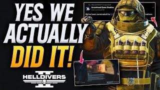 Helldivers 2 We Actually Did It! Now We Need To See This!