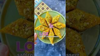 Persian Loz(saffron almond dessert) recipe in comment #persiandessert #persianfood #recipeshort