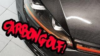 VW Golf 7 GTI / R Komplett aus Carbon! Gepfeffert Carbongolf KW V3 mit HLS Static Tief Vollcarbon