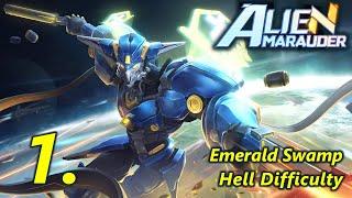 Emerald Swamp Part 1/5 - Hell Difficulty - Let's Play Alien Marauder Survival Mode