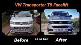 VW Transporter Facelift From A T5 To T5.1