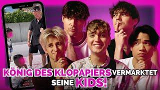 König des Klopapiers vermarktet seine Kinder auf TikTok!