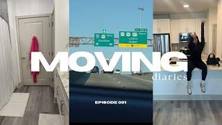 moving vlog: i moved to a luxury apartment in houston, tx! 22 hr drive, deep cleaning, etc.