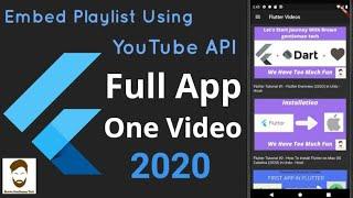 Build Complete Flutter App Using YouTube API | Flutter Tutorial 2020 | Brown Gentleman Tech