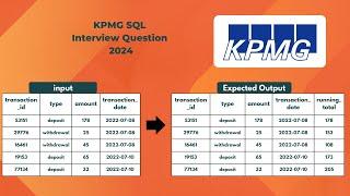 KPMG SQL Interview Question - Using ROW_NUMMBER( ) & CASE Statement