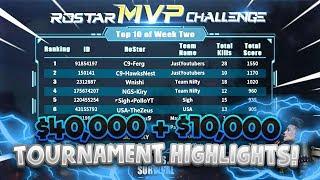 ROS MVP and RGS EU $50,000 Tournament Highlights Montage! Rules Of Survival