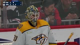 Yaroslav Askarov stops Kuznetsov and Ovechkin in shootout and gets his first NHL win (30 dec 2023)