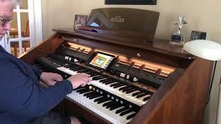 "I’ll Be Seeing You".  Richie Mitnick on The Roland At800 Organ"