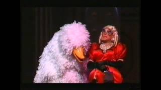 David Rumelle as "Mother Goose"-in a scene with Priscilla-2001