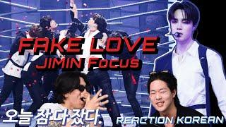 BTS(방탄소년단) 지민(JI MIN) 직캠 4K 'FAKE LOVE' (FOCUS FanCam) | 내일 출근 못하겠네...큰일났네?  | ENG, SPA, POR, JPN