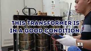 CLEANING AND SERVICING OF A 40KVA OUTPUT TRANSFORMER.