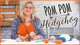 How To Make A Pom-Pom Hedgehog - Easy Craft Tutorial