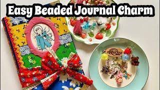 Easy Junk Journal Charm Tutorial / Bead organization / Beginner Junk Journal