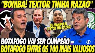 BOMBA! JOGO do BOTAFOGO foi MANIPULADO?! TEXTOR TINHA RAZÃO! MÍDIA CRAVA 2 TÍTULOS PARA o BOTAFOGO!