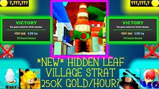 *NEW* Solo Hidden Leaf Village LAZY METHOD NO ULTIMATES!| Ultimate Tower Defence