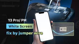 A Common Solution to iPhone 13 Pro/Pro Max White and Green Screen: Jumping Wire