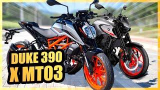 YAMAHA MT-03 X KTM DUKE 390: VEJA PORQUE COMPREI A KTM DUKE