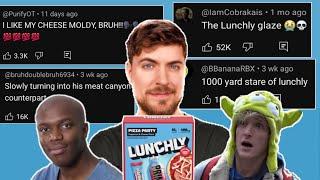 Mrbeast, Logan Paul and KSI's Lunchly, But They Just Get Cooked in the Comments