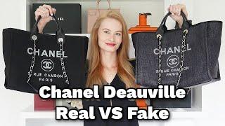 Chanel Deauville Real VS Fake  || Learn how to spot the differences