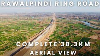 Rawalpindi Ring Road 38.3 KM complete aerial view of Drone