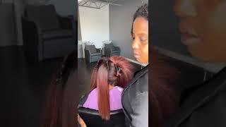 Hair Cut and Silk Press On 4A Natural Hair