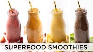 SUPERFOOD SMOOTHIES | 4 Easy Recipes for Fall