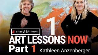 #1 Best Tutorial Master Class Abstracts Art Lessons Now Cheryl Johnson 2023 How to Paint