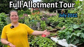 Full Allotment Tour: Manchester: Vegetable Growing UK. Established Plot