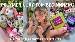 Polymer clay for beginners  How to get started with polymer clay + tips & tricks!