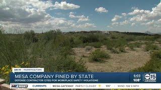 Military weapons facility in Mesa fined over safety violations