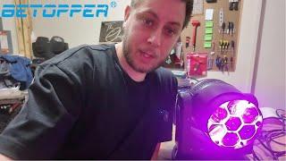 【REVIEW】Betopper 7*40W 4-in-1 RGBW Wash&Zoom Moving Head Lights